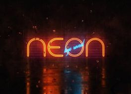 پروژه افترافکت نمایش لوگو Neon Logo Reveal