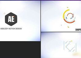 پروژه افترافکت نمایش لوگو Shape Logo Opener - Teja
