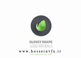 دانلود پروژه افترافکت نمایش لوگو : Glossy Shape Logo Reveals