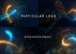 دانلود پروژه افترافکت نمایش لوگو پارتیکل : Particular Logo