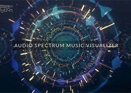 دانلود پروژه افترافکت ویژوالایزر موزیک Audio Spectrum Music Visualizer