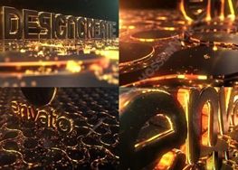 دانلود پروژه افترافکت نمایش لوگو پارتیکل طلایی : Particles Gold Logo