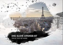 دانلود پروژه افترافکت اسلاید جوهری Ink Slide - Opener