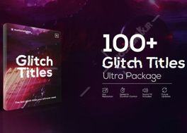 دانلود پروژه افترافکت مجموعه عناوین پارازیت Glitch Titles Pack