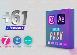 دانلود پروژه افترافکت جعبه ایزار اینستاگرام Instagram Toolkit Pack