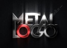 دانلود پروژه افترافکت نمایش لوگو براق فلزی glossy metal logo