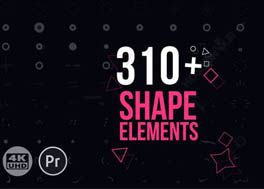 دانلود مجموعه 310 المان متحرک برای پریمیر پرو Motion Elements Pack