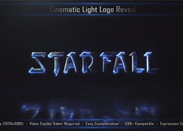پروژه افترافکت نمایش لوگو با نور سینمایی Cinematic Light Logo