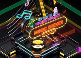 پروژه افترافکت افتتاحیه موزیک به سبک نئون Music Opener Neon Style