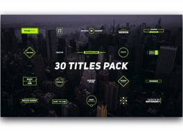 دانلود 30 تایتل پریمیر Titles Pack