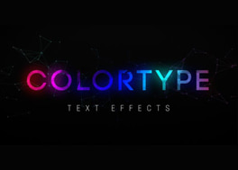 پروژه آماده افترافکت رایگان تایتل متن رنگی Color Type Text Effects
