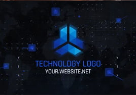 پروژه افترافکت لوگو فناوری Technology Logo
