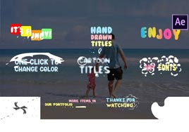پروژه افترافکت تایتل کارتونی فان Fun Titles