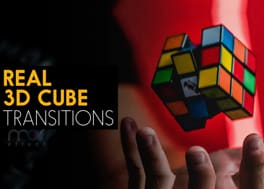 پریست آماده افتر افکت مجموعه ترانزیشن مکعب سه بعدی 3D Cube