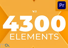 پروژه پریمیر 4300 المان موشن کاربردی X-Elements