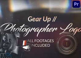 پروژه پریمیر لوگو با نمایش سریع تصاویر عکاسان Photographer