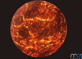 مدل سه بعدی سیاره آتش