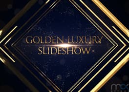 پروژه آماده افتر افکت اسلایدشو طلایی Golden Luxury