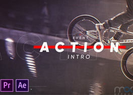 پروژه آماده پریمیر معرفی اکشن Action Event Intro