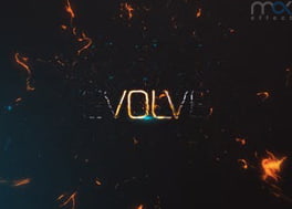 تایتل آماده افتر افکت با سبک سینمایی Evolve Cinematic