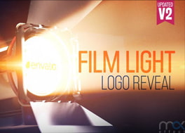 پروژه افتر افکت نمایش لوگو Film Light Logo Reveal