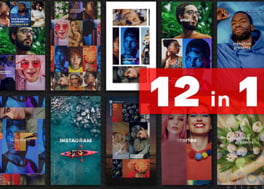 پروژه افتر افکت اینستاگرام 12 استوری اسلایدشو Stories Slide