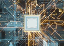فوتیج بک گراند موشن گرافیک پردازنده Cpu با مدارهای درخشان