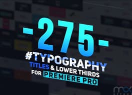 پروژه پریمیر تایتل 275 تایپوگرافی آماده Typography Pack