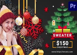 پروژه پریمیر کمپین خرید و فروش کریسمس Christmas Shopping