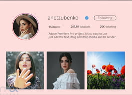 پروژه آماده پریمیر تبلیغ صفحه اینستاگرام Instagram Promo