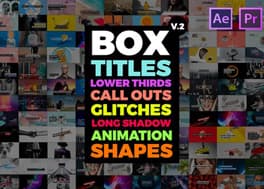پروژه پریمیر 112 تایتل حرفه ای BOX Auto Resizing Titles