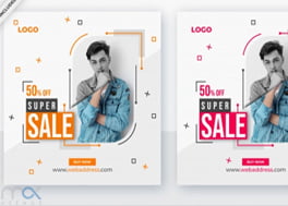 قالب پست اینستاگرام برای تخفیف/فروش Sale social media post