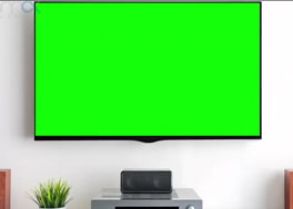 فوتیج کروماکی تی وی با صفحه سبز TV With Green Screen