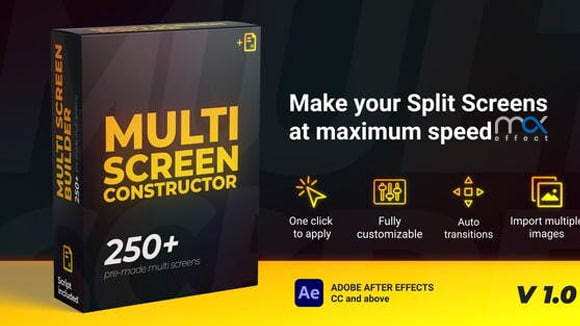 تقسیم صفحه نمایش کلیپ با مولتی اسکرین
