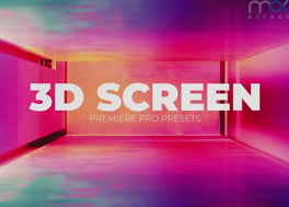 پریست پریمیر 82 افکت صفحه نمایش سه بعدی 3D Screen