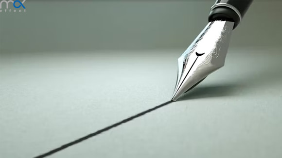 دانلود لوگو افتر افکت با قلم سه بعدی