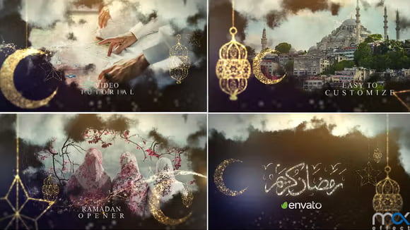 افتتاحیه ماه رمضان با پروژه افتر افکت