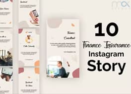 پروژه افتر افکت اینستاگرام 10 استوری گرافیکال Graphical
