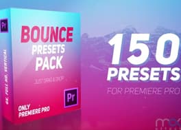 دانلود پریست پریمیر 150 افکت کاربردی Bounce Pack