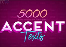 پروژه پریمیر 5000 تایتل تاکیدی ویژه Accent Texts