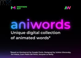 پروژه افتر افکت 70 کلمه انیمیت Aniwords | Animated Words