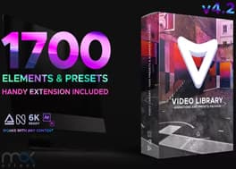 پروژه افتر افکت 1700 المان ویدیویی آماده Video Library