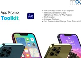 پروژه افتر افکت تیزر تبلیغاتی اپلیکیشن موبایل AppToolkit