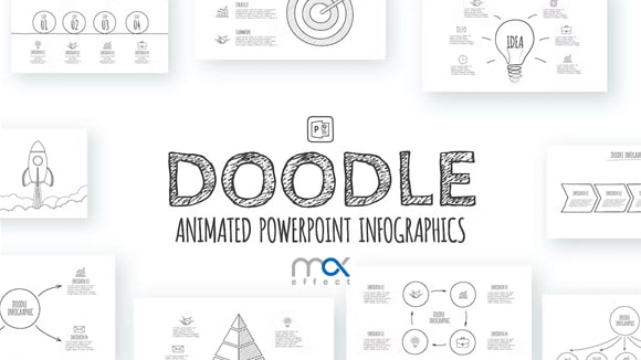دانلود doodle های متحرک برای نرم افزار پاپورپوینت