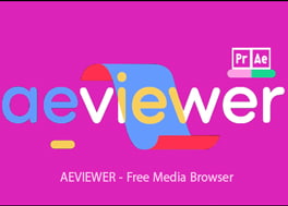 دانلود پلاگین افتر افکت و پریمیر AeViewer 2.2.4