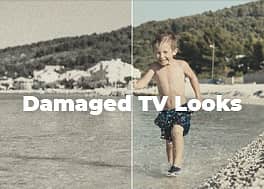 پروژه پریمیر 15 جلوه قدیمی کردن کلیپ Damaged TV