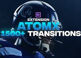 1500 ترانزیشن آماده پریمیر با پلاگین AtomX فعال