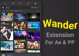 پلاگین Wander v1.13.1 پریمیر و افتر افکت با کرک فعال