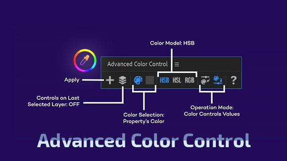 افزونه کنترل رنگ در نرم افزار افتر افکت