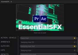 240 افکت صدا ضروری با اکستنشن EssentialSFX